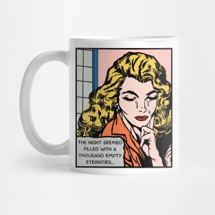 Comic Woman Is Feeling Down Mug